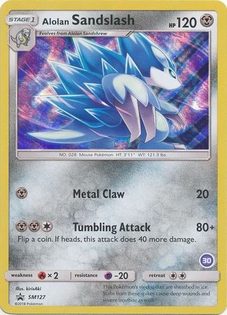 Alolan Sandslash (SM127) (Deck Exclusive #30) [Sun & Moon: Trainer Kit - Alolan Sandslash] | Good Games Adelaide SA