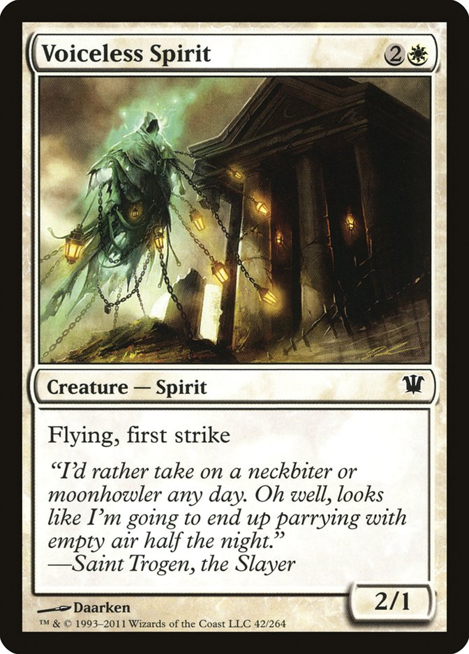 Voiceless Spirit [Innistrad] | Good Games Adelaide SA