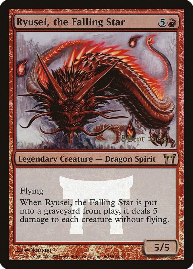 Ryusei the Falling Star 185 (Prerelease Cards)  - Foil | Good Games Adelaide SA