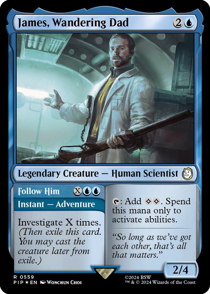 James Wandering Dad Surge Foil 559 (Universes Beyond: Fallout)  - Foil | Good Games Adelaide SA