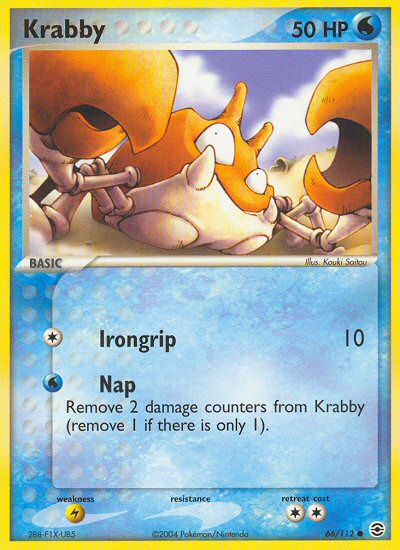 Krabby (66/112) [EX: FireRed & LeafGreen] | Good Games Adelaide SA