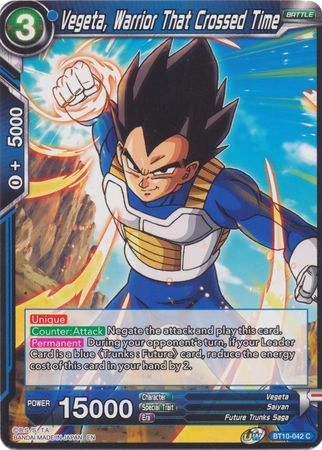 Vegeta, Warrior That Crossed Time [BT10-042] | Good Games Adelaide SA