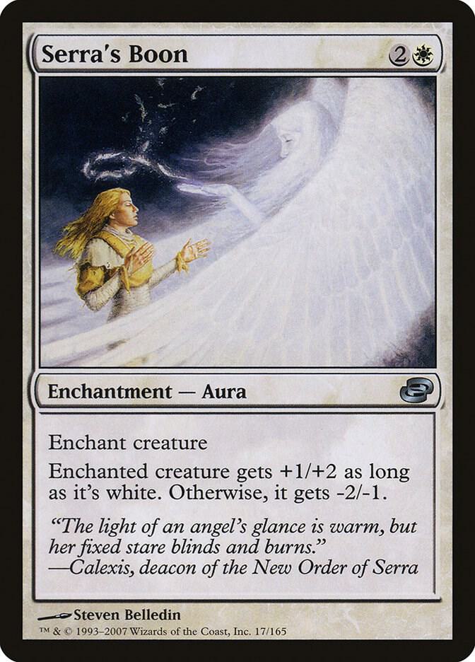Serra's Boon 17 (Planar Chaos)  - Foil | Good Games Adelaide SA
