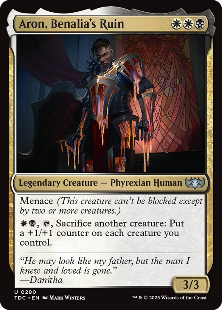 Aron, Benalia's Ruin [Tarkir: Dragonstorm Commander] | Good Games Adelaide SA