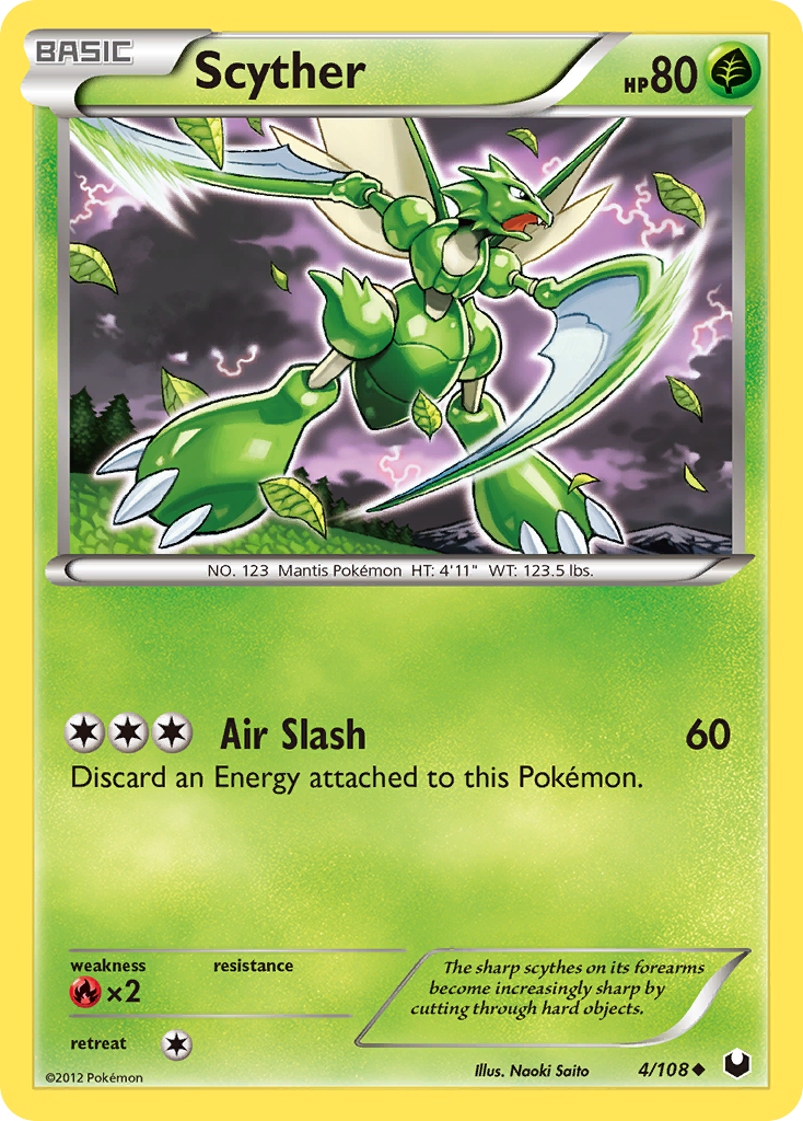 Scyther (4/108) [Black & White: Dark Explorers] | Good Games Adelaide SA