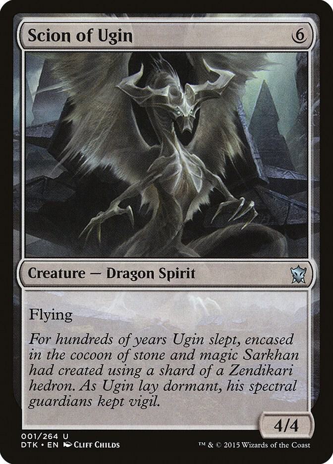 Scion of Ugin 1 (Dragons of Tarkir)  - Foil | Good Games Adelaide SA