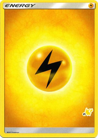 Lightning Energy (Pikachu Stamp #21) [Battle Academy 2020] | Good Games Adelaide SA