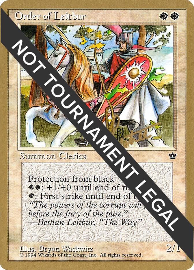 Order of Leitbur Male 1996 Bertrand Lestree FEM  (World Championship Decks)  | Good Games Adelaide SA