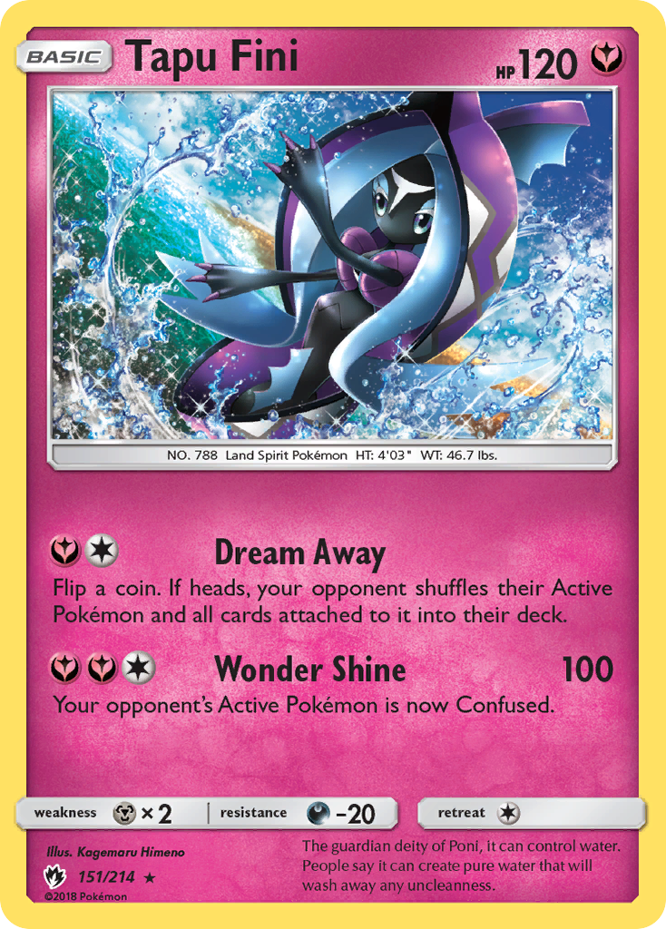 Tapu Fini (151/214) [Sun & Moon: Lost Thunder] | Good Games Adelaide SA