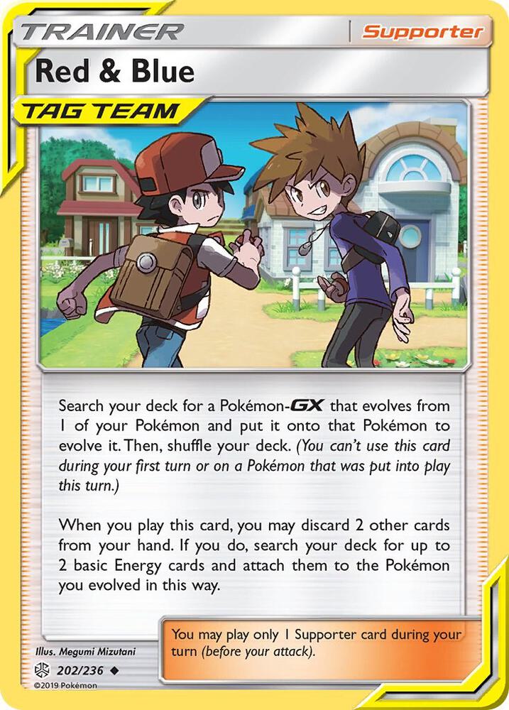 Red and Blue 202/236 (SM - Cosmic Eclipse)  | Good Games Adelaide SA