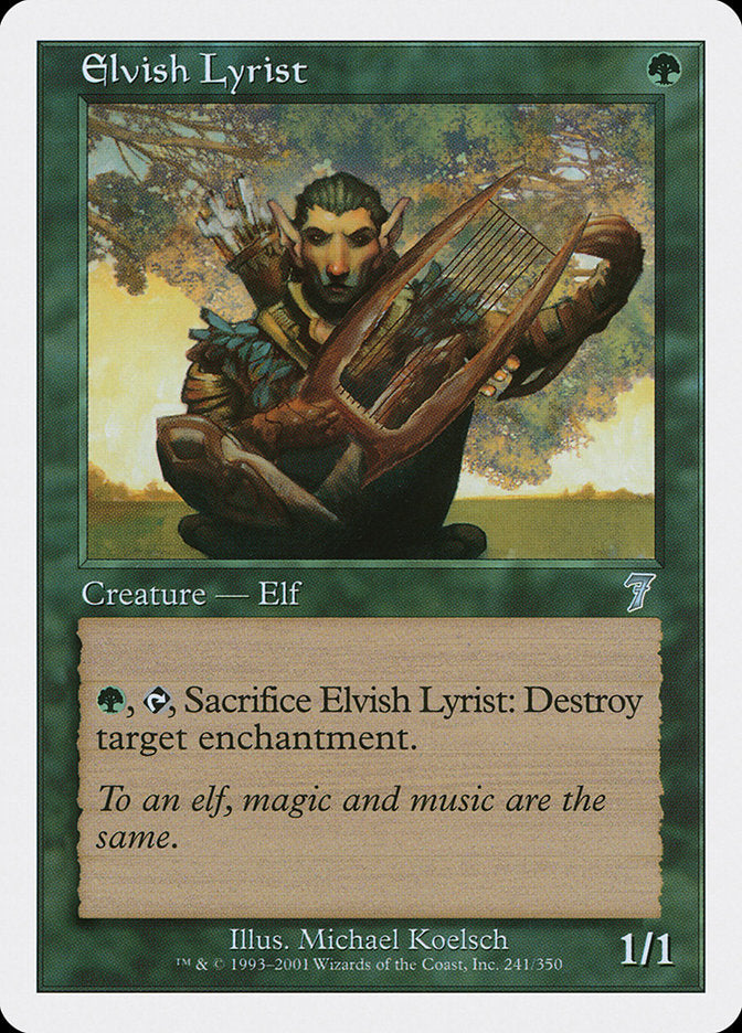 Elvish Lyrist [Seventh Edition] | Good Games Adelaide SA