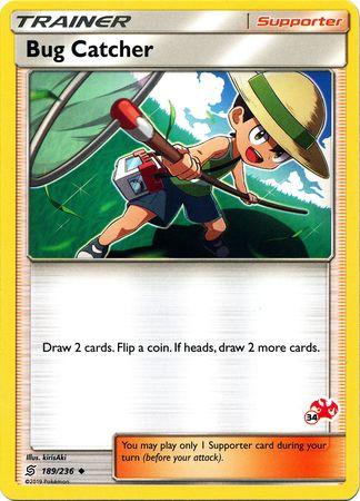 Bug Catcher (189/236) (Charizard Stamp #34) [Battle Academy 2020] | Good Games Adelaide SA