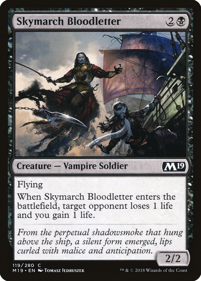 Skymarch Bloodletter 119 (Core Set 2019)  | Good Games Adelaide SA