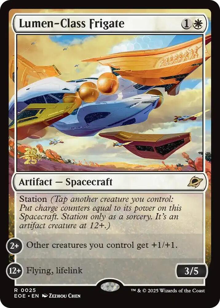Lumen Class Frigate 25 (Prerelease Cards)  - Foil | Good Games Adelaide SA