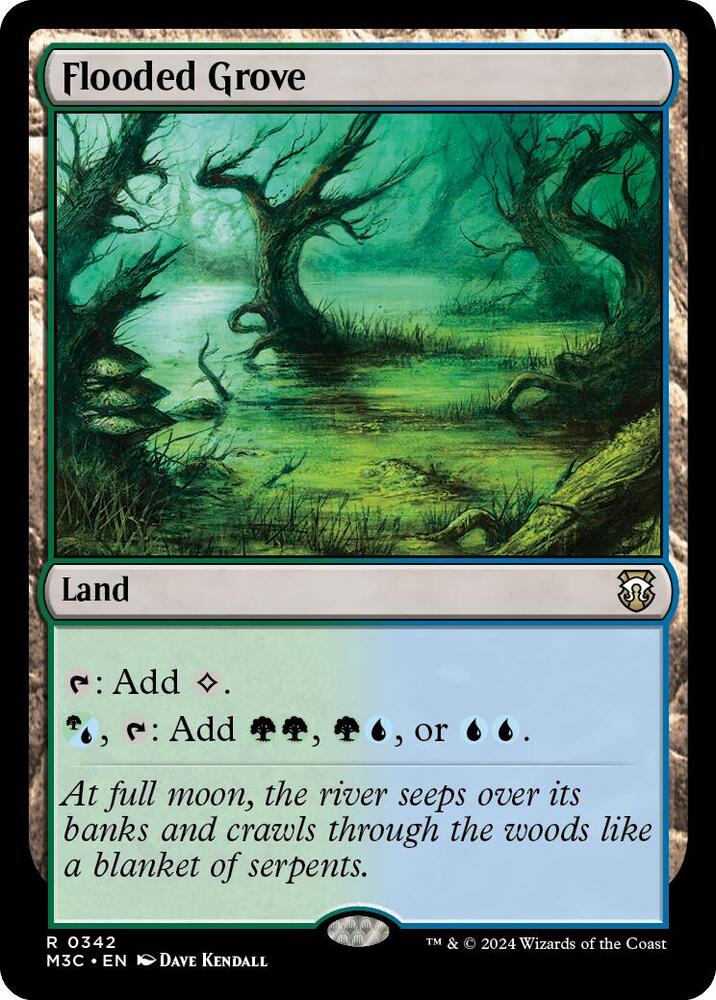 Flooded Grove 342/411 (Commander: Modern Horizons 3)  - Ripple Foil | Good Games Adelaide SA