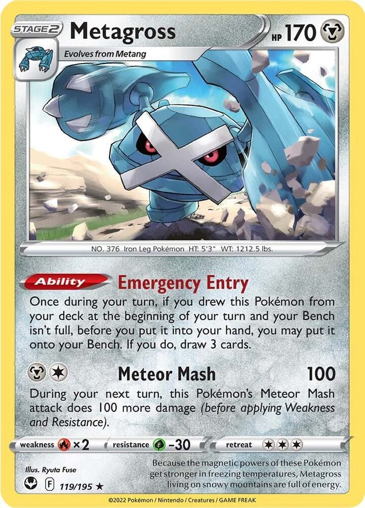 Metagross 119/195 (SWSH12: Silver Tempest)  - Holofoil | Good Games Adelaide SA