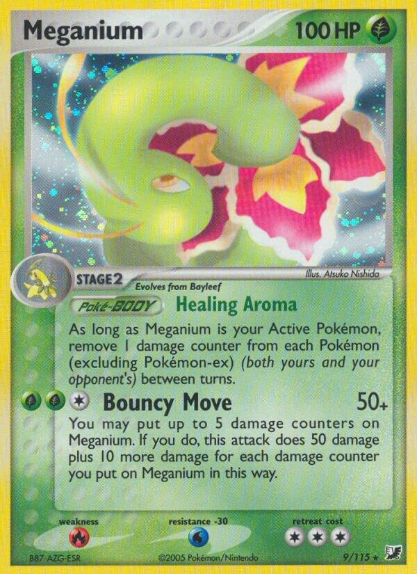 Meganium 9/115 (Unseen Forces)  - Holofoil | Good Games Adelaide SA