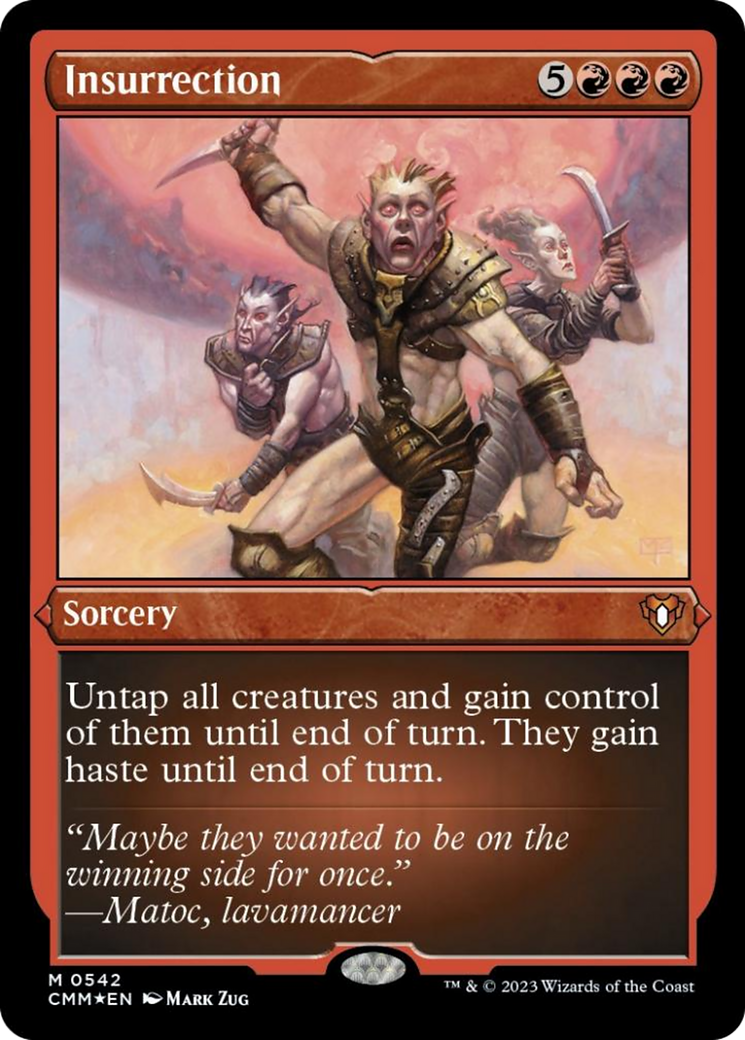 Insurrection (Foil Etched) [Commander Masters] | Good Games Adelaide SA