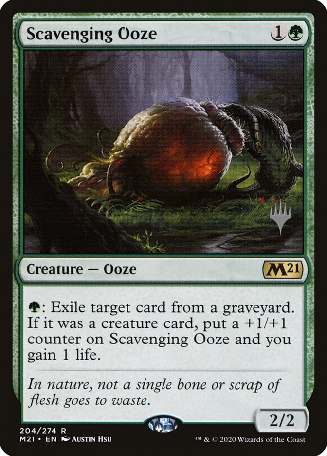 Scavenging Ooze (Promo Pack) [Core Set 2021 Promos] | Good Games Adelaide SA