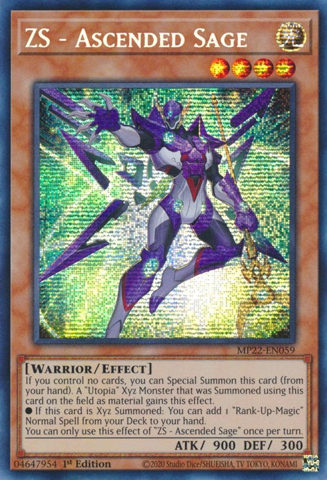 ZS - Ascended Sage [MP22-EN059] Prismatic Secret Rare | Good Games Adelaide SA