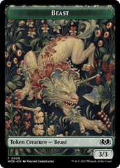 Beast // Food (0010) Double-Sided Token [Wilds of Eldraine Tokens] | Good Games Adelaide SA