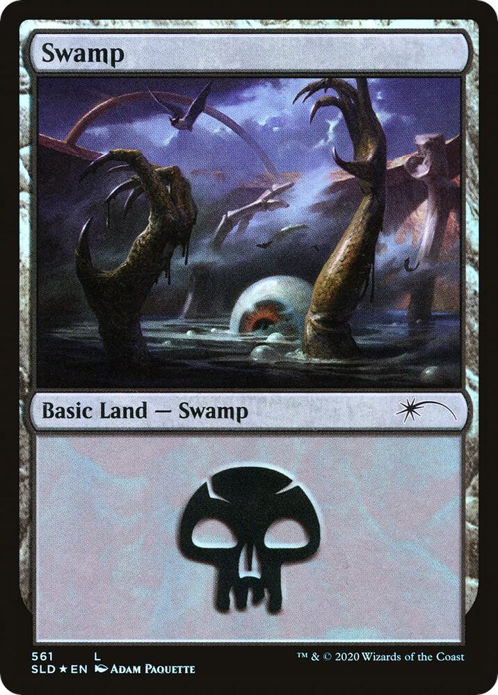 Swamp 561 561 (Secret Lair Drop Series)  - Foil | Good Games Adelaide SA