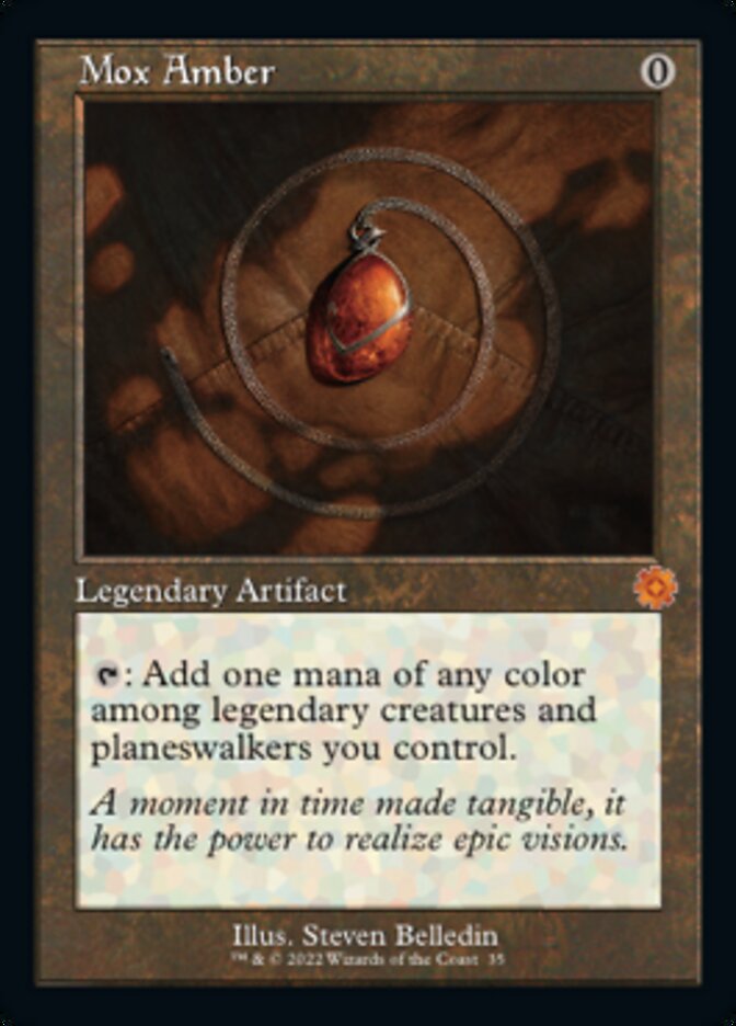 Mox Amber (Retro) [The Brothers' War Retro Artifacts] | Good Games Adelaide SA