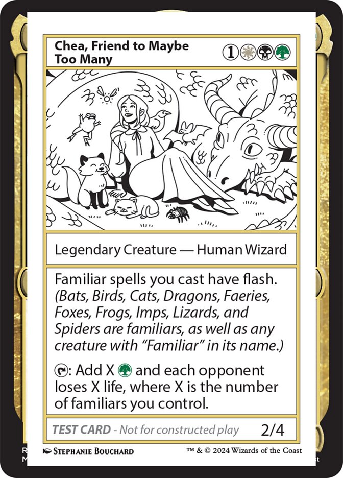 Chea, Friend to Maybe Too Many  (Mystery Booster 2 Playtest Cards)  | Good Games Adelaide SA