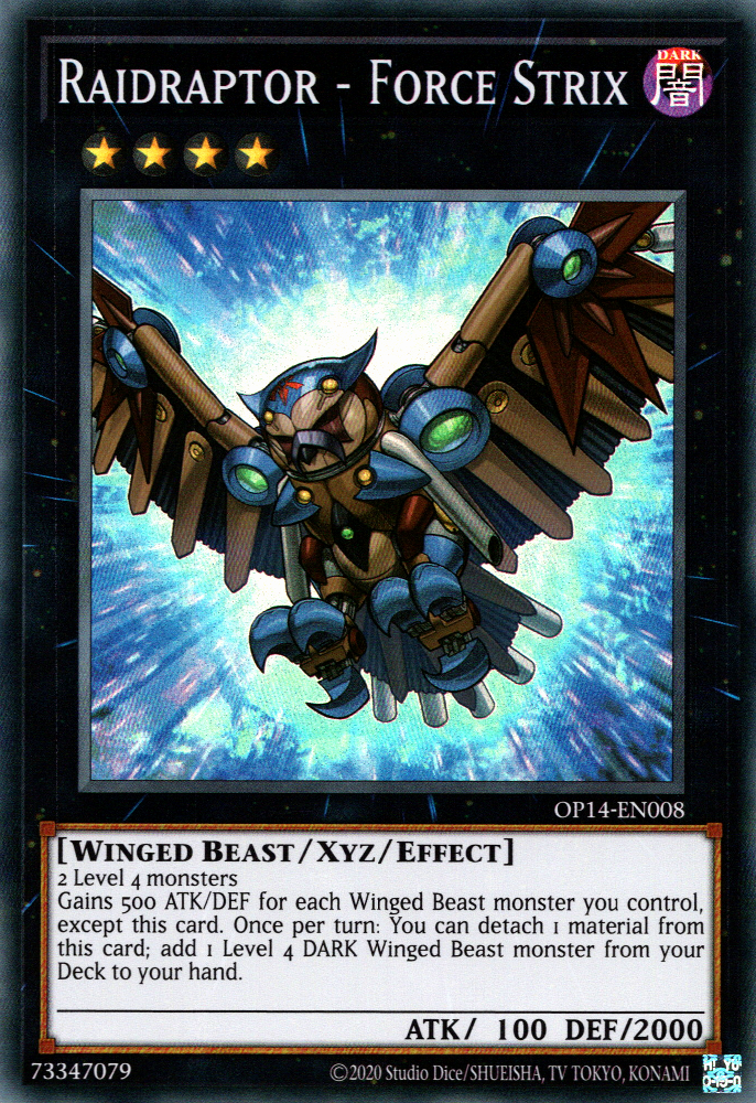 Raidraptor - Force Strix [OP14-EN008] Super Rare | Good Games Adelaide SA