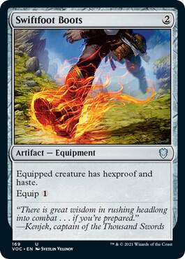 Swiftfoot Boots 169 (Commander: Innistrad: Crimson Vow)  | Good Games Adelaide SA