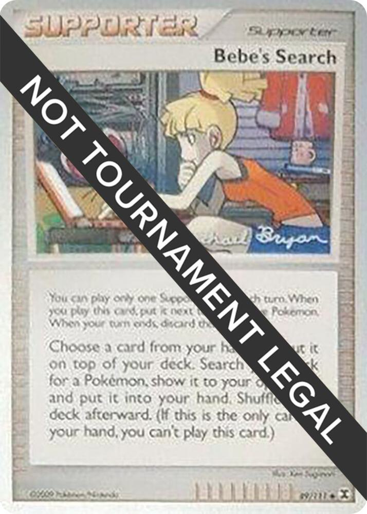 Bebes Search 2010 Mychael Bryan 89/111 (World Championship Decks)  | Good Games Adelaide SA
