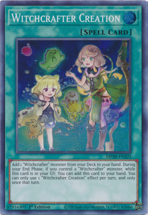 Witchcrafter Creation [MP20-EN225] Super Rare | Good Games Adelaide SA