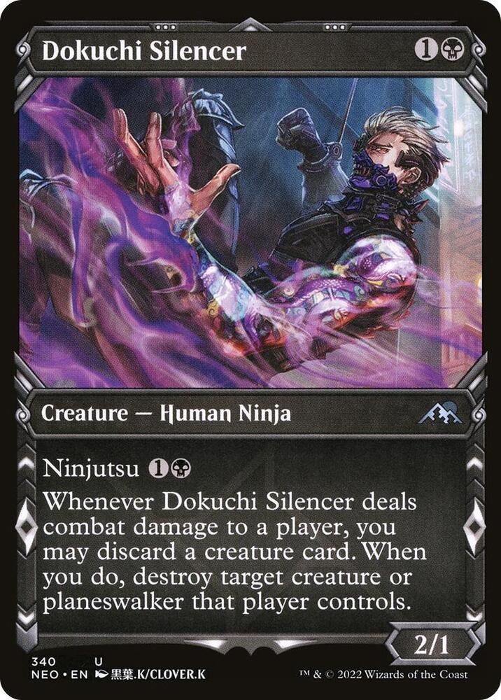 Dokuchi Silencer 340 (Kamigawa: Neon Dynasty)  - Showcase | Good Games Adelaide SA