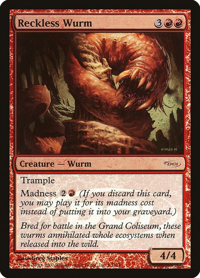 Reckless Wurm 6 (WPN & Gateway Promos)  - Foil | Good Games Adelaide SA