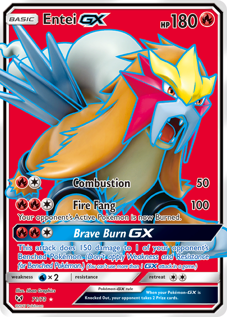 Entei GX (71/73) [Sun & Moon: Shining Legends] | Good Games Adelaide SA