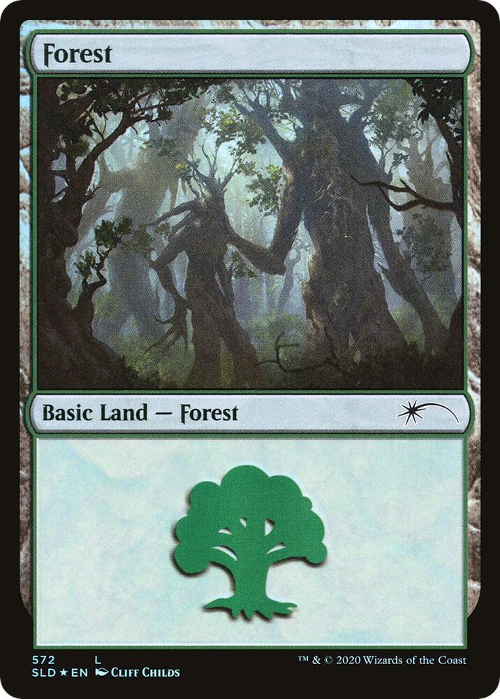 Forest 572 572 (Secret Lair Drop Series)  - Foil | Good Games Adelaide SA