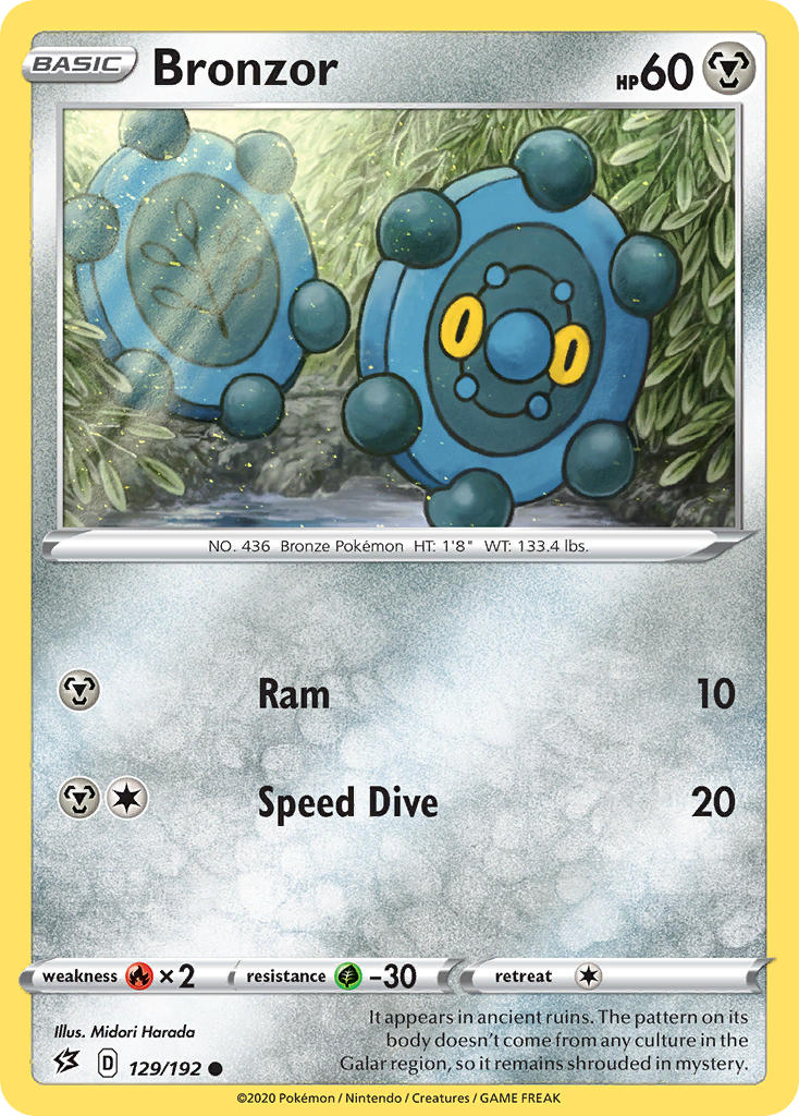 Bronzor (129/192) [Sword & Shield: Rebel Clash] | Good Games Adelaide SA