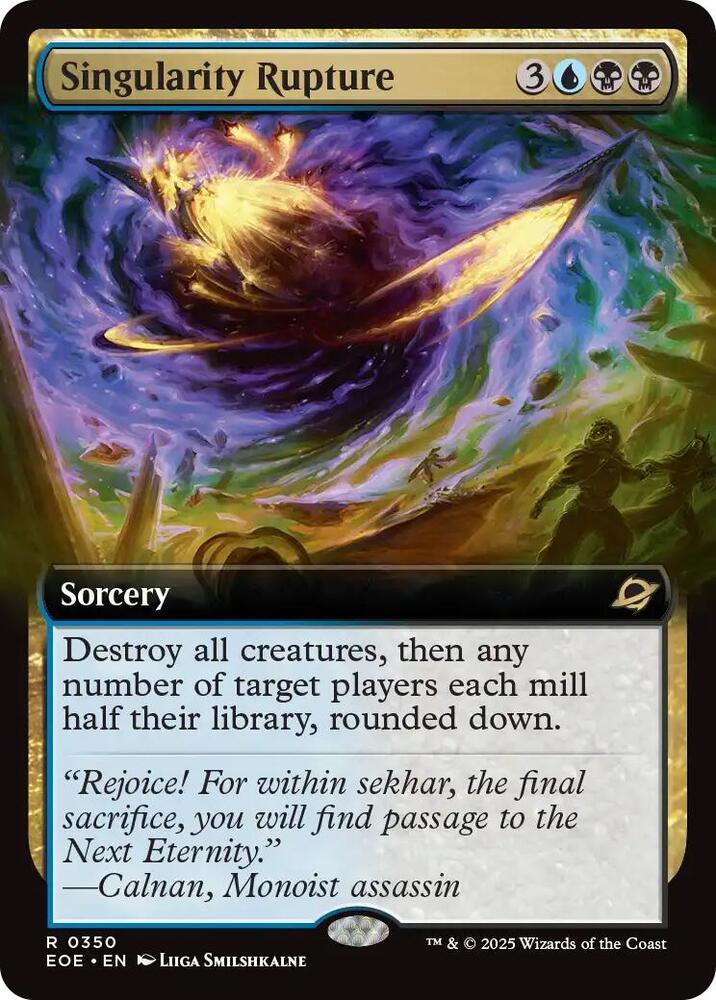Singularity Rupture 350 (Edge of Eternities)  - Foil | Good Games Adelaide SA