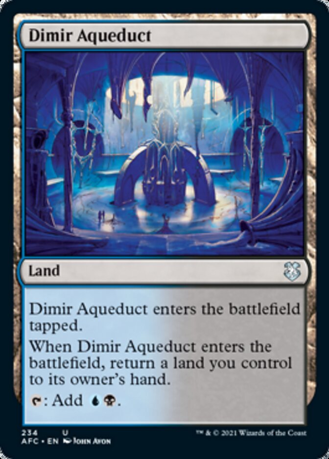 Dimir Aqueduct [Dungeons & Dragons: Adventures in the Forgotten Realms Commander] | Good Games Adelaide SA