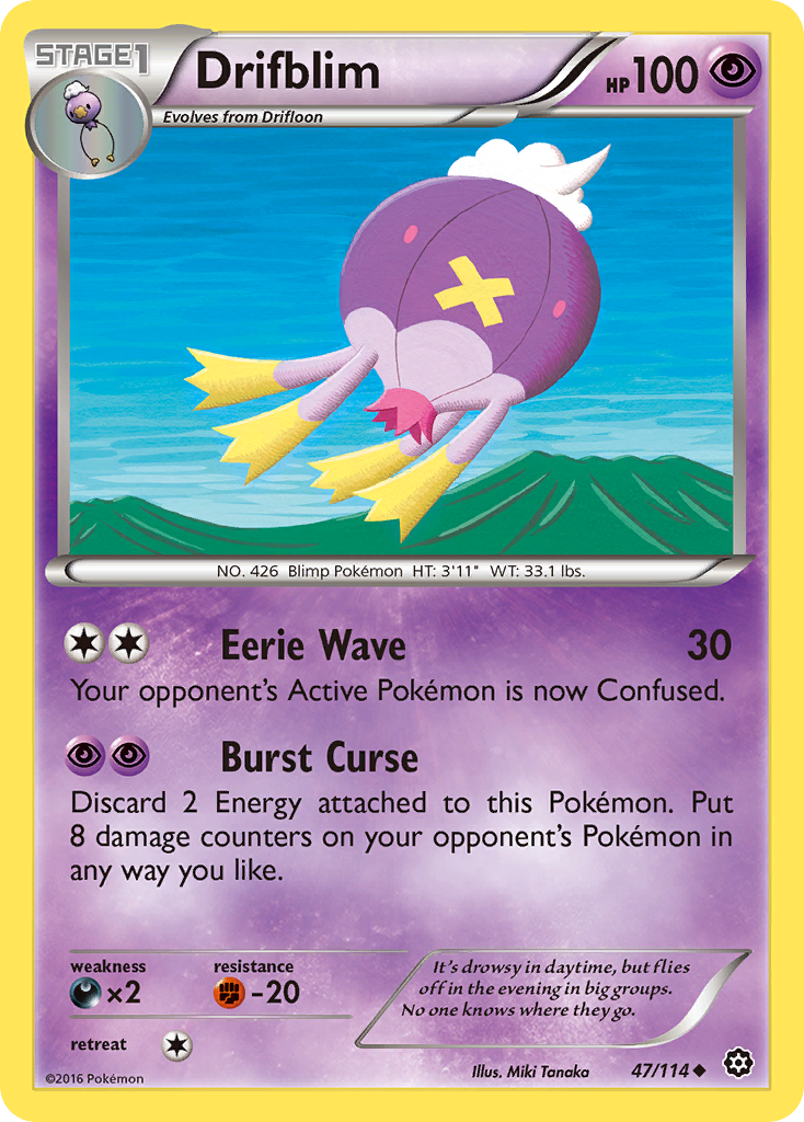 Drifblim (47/114) [XY: Steam Siege] | Good Games Adelaide SA