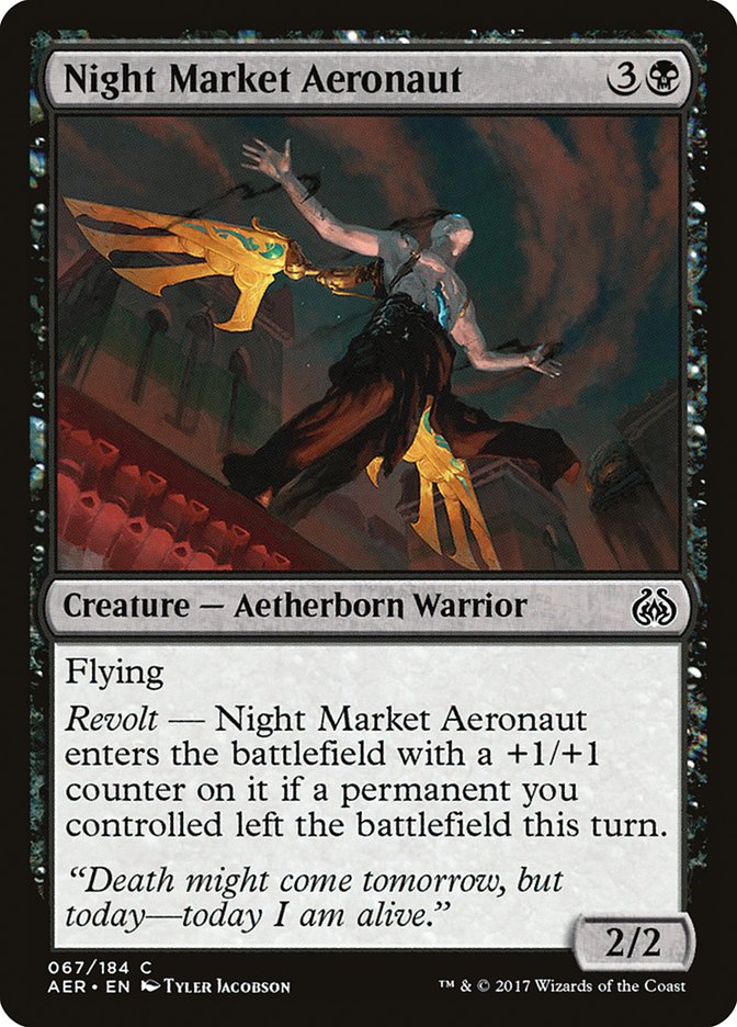 Night Market Aeronaut [Aether Revolt] | Good Games Adelaide SA