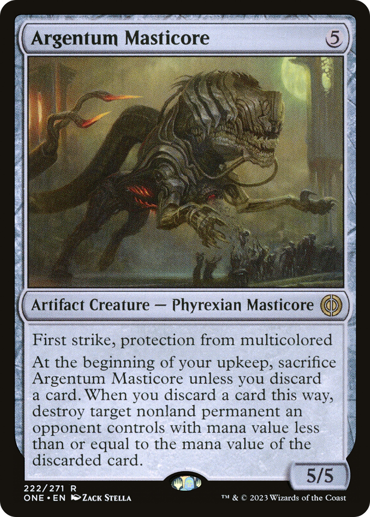 Argentum Masticore [Phyrexia: All Will Be One] | Good Games Adelaide SA