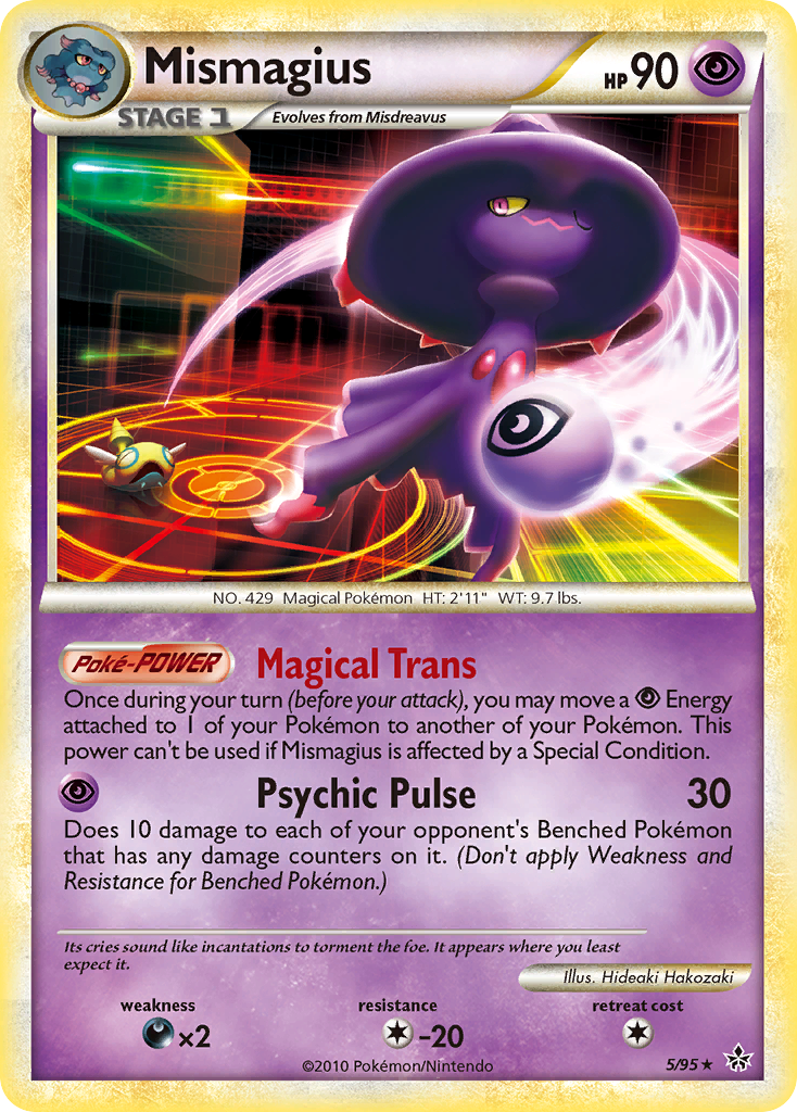 Mismagius (5/95) [HeartGold & SoulSilver: Unleashed] | Good Games Adelaide SA