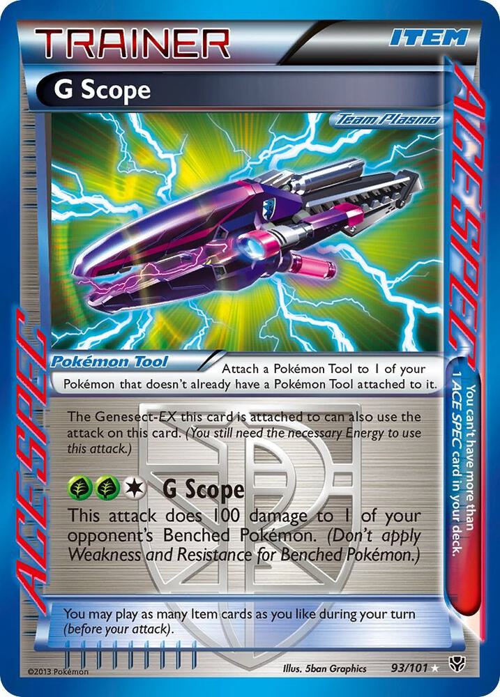 G Scope Team Plasma 93/101 (Plasma Blast)  - Holofoil | Good Games Adelaide SA