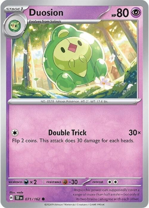 Duosion 071/162 (SV05: Temporal Forces)  - Reverse Holofoil | Good Games Adelaide SA