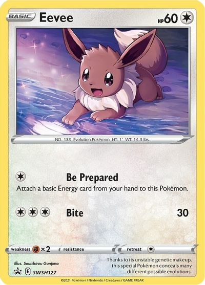 Eevee (SWSH127) [Sword & Shield: Black Star Promos] | Good Games Adelaide SA