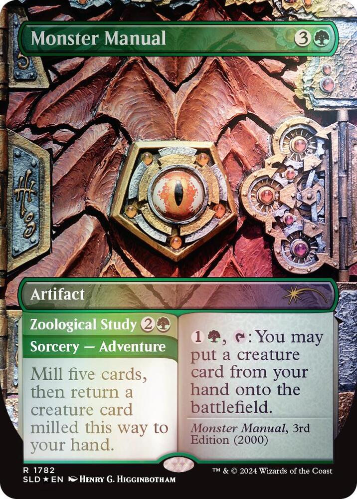 Monster Manual Rainbow Foil 1782 (Secret Lair Drop Series)  - Foil | Good Games Adelaide SA
