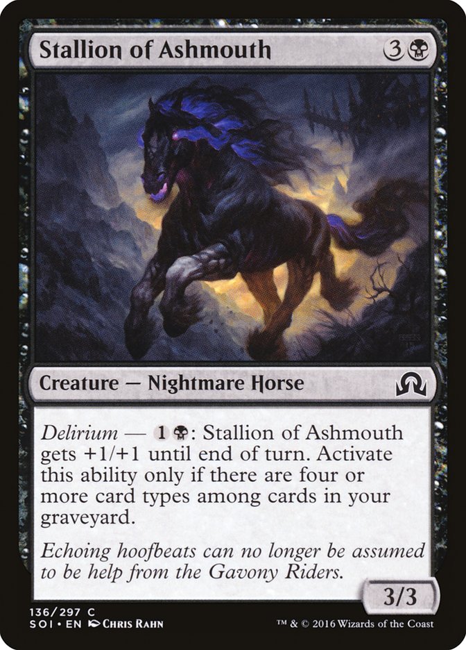 Stallion of Ashmouth 136 (Shadows over Innistrad)  - Foil | Good Games Adelaide SA