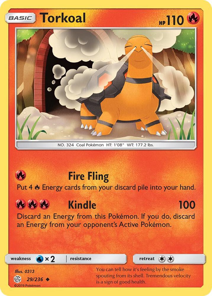 Torkoal 29/236 (SM - Cosmic Eclipse)  | Good Games Adelaide SA