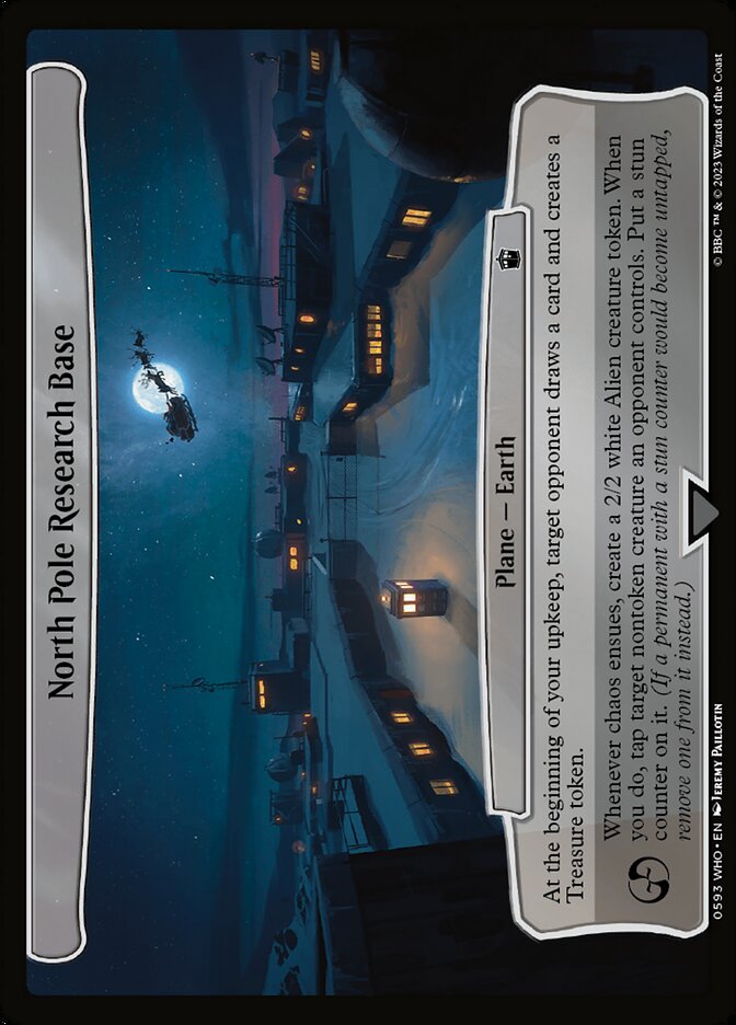 North Pole Research Base 593 (Planechase: Universes Beyond: Doctor Who)  | Good Games Adelaide SA